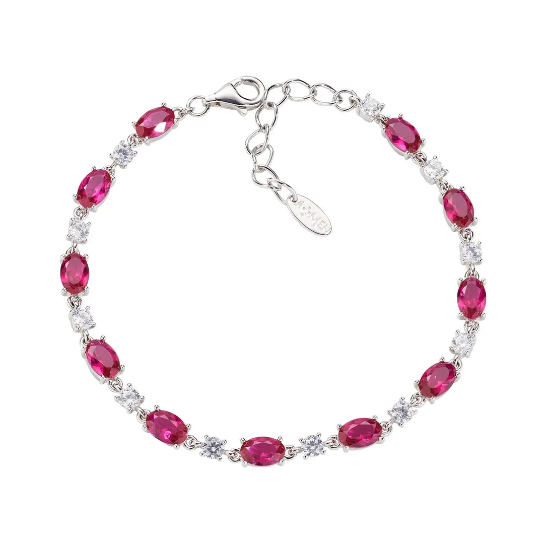 Bracciale Tennis con Zirconi Ovali