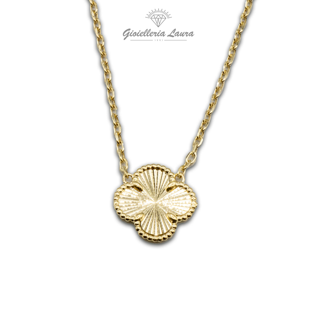 Collana Quadrifoglio in Oro 18 kt